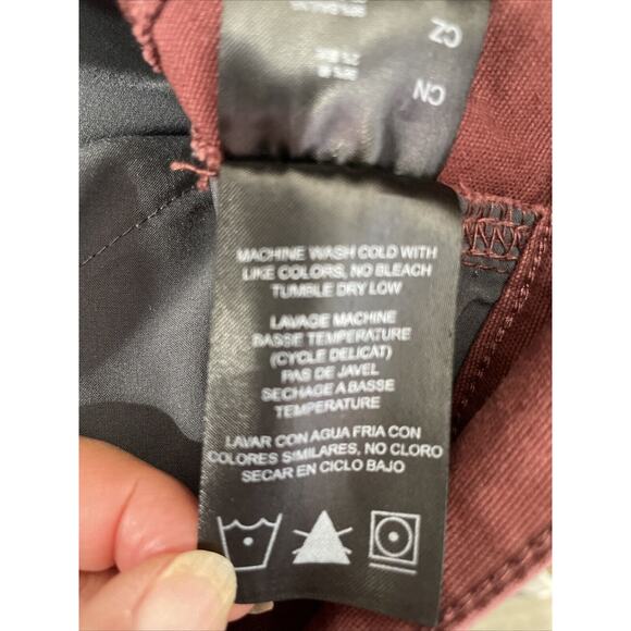 Kuhl Pants Womens Size 8 (31x29) Brooke Skinny Denim Pants Hiking Camp Burgundy - Picture 14 of 14